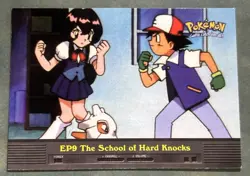 The School of Hard Knocks EP9 2000 Topps Pokemon TV Animation Edition Series NM - Image 1