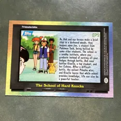 The School of Hard Knocks EP9 2000 Topps Pokemon TV Animation Edition Series NM - Image 4