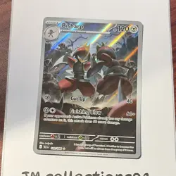 Pokemon TCG Bisharp 143/086 Sv: Black Bolt Illustration Rare Holo 120HP - Image 1