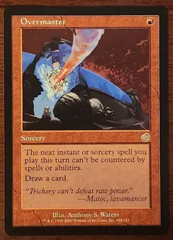 Overmaster MtG Torment LP Magic The Gathering - Image 1