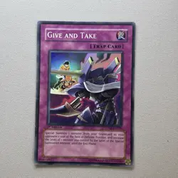 Yu-Gi-Oh! Give and Take #DP08-EN029 1st Edition Light Play - Image 1