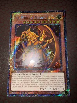 Yu-Gi-Oh! The Winged Dragon Of Ra -RA04- Platinum Secret Rare - 1st Edition NM! - Image 1