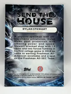 2025 Bowman’s Best University Dylan Stewart Send The House Shimmer #SH-4 - Image 2