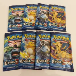 Pokemon XY Evolutions Booster Trading Card Game (820650801556) 820650801556 - Image 1