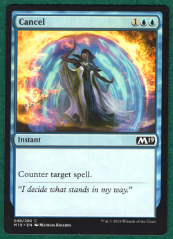 Cancel - Core Set 2019 (M19) #48 - Magic: The Gathering MTG Card - Image 1