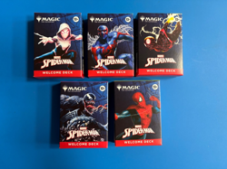 2025 Magic The Gathering x Spider-Man Welcome Deck Complete Set (5) - Image 2