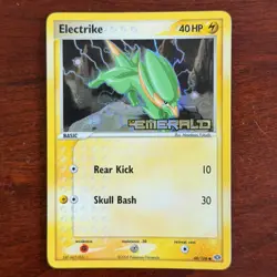 Electrike 48/106 Reverse Holo Common Emerald Pokemon Card - Image 1