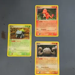 Nintendo Pokemon TCG EX Delta Species Ditto 3-Card Lot Poke-Power 36/113 61/113 - Image 1