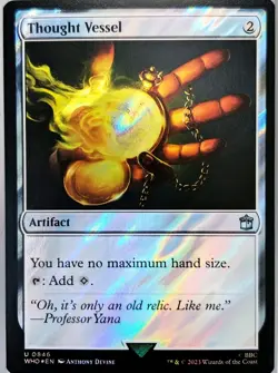 SURGE FOIL NM Thought Vessel | MTG Doctor Who | EDH Commander Staple Mana Rock - Image 1