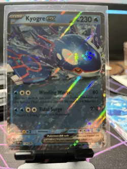 Pokemon Card Kyogre ex 178 Ultra Double Rare Holo Black Star Promo SVP - Image 1