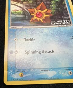 Pokemon Card - Staryu Delta Species 84/113 Common Reverse Holo Stamped - Image 4