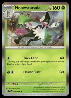 Meowscarada - (Cosmos Holo) Rare Miscellaneous Cards & Products 015/198 NM - Image 1