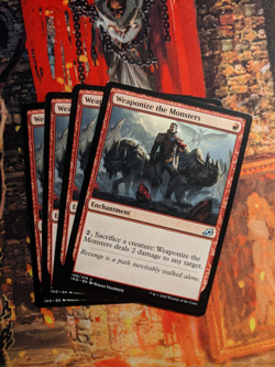 MTG Card : (4x) Weaponize the Monsters (Ikoria: Lair of Behemoths) - Image 1