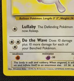 Wigglytuff 32/64 Non Holo Rare Jungle Pokemon Card - Image 3