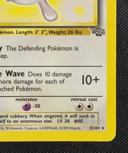 Wigglytuff 32/64 Non Holo Rare Jungle Pokemon Card - Image 4