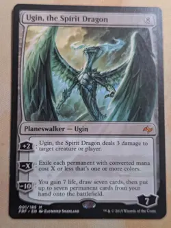 Ugin, the Spirit Dragon - LP English Fate Reforged MTG Magic the Gathering TCG - Image 1
