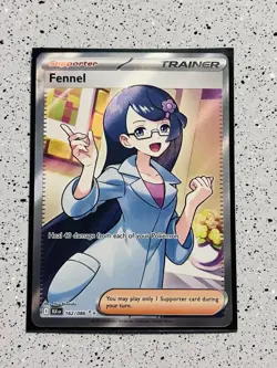Fennel - 162/086 - SV: Black Bolt (BLK) NM💎 *With Black Bolt Card Sleeve* - Image 2