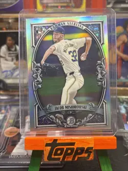 2026 Bowman Jacob Misiorowski Bowman Sterling RC #BST-13 Brewers - Image 1