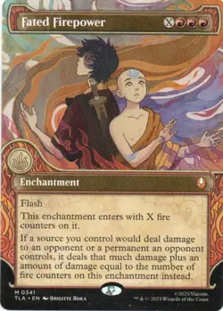 MTG: Avatar: The Last Airbender: Showcase Fated Firepower: LP Condition - Image 1