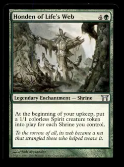 Honden of Life's Web LP Light Play Champions of Kamigawa MTG [8652] - Image 1