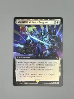 SOLDIER Military Program (Extended Art) Commander: Final Fantasy Foil - Image 1