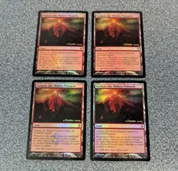 4X Valakut, the Molten Pinnacle Foil Pre Release Promos Magic MTG UNPLAYED NM - Image 1