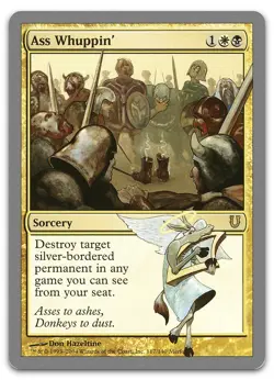 Ass Whuppin' #117 (NM) Unhinged UNH Magic MTG - Image 1