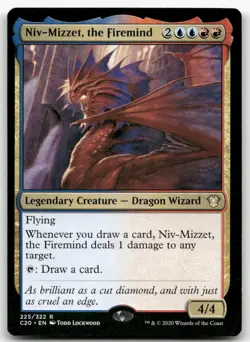 Niv-Mizzet, the Firemind #225 (LP) Commander 2020 C20 Magic MTG - Image 1