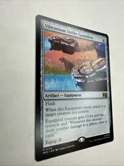 Vibranium Strike Gauntlets Commander: Marvel Super Heroes Regular NM - Image 2