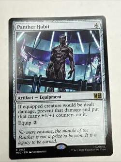 Panther Habit Commander: Marvel Super Heroes Regular NM - Image 1