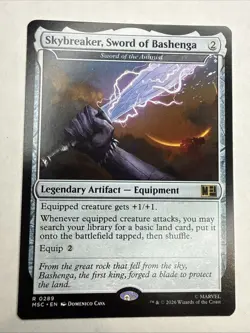 Skybreaker, Sword of Bashenga - Sword of the Animist Commander Marvel Regular NM - Image 1
