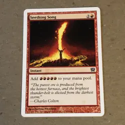 Seething Song x1 9th Edition Ex Condition See Pics - Image 1