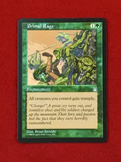 [1x] MTG Primal Rage Stronghold Magic the Gathering Enchantment LP - Image 1