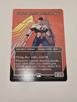 Captain America, Wings of Freedom (Borderless) Marvel Super Heroes Regular - Image 1