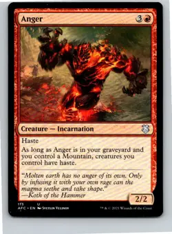 Magic the Gathering Anger Commander: Adventures in the Forgotten Realms MTG - Image 1