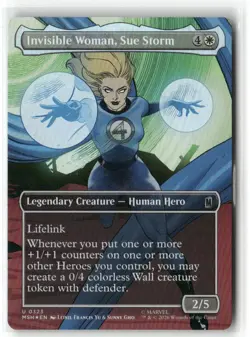 Invisible Woman, Sue Storm (Borderless) 323 Marvel Super Heroes Magic: Foil - Image 1
