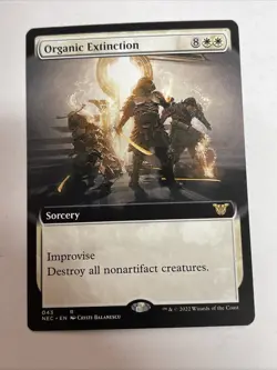 MTG EXTENDED ART Organic Extinction Neon Dynasty #43 Rare - Image 1