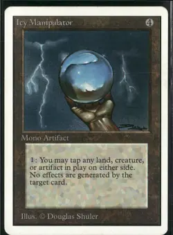 Magic the Gathering MTG Icy Manipulator Unlimited Edition - Image 1