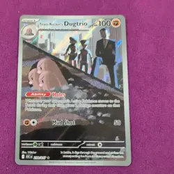 Team Rocket's Dugtrio 239/217 ME: Ascended Heroes Pokemon NM/M - Image 2