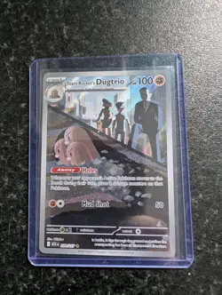 Team Rocket's Dugtrio 239/217 Illustration Rare Ascended Heroes Pokemon NM - Image 1
