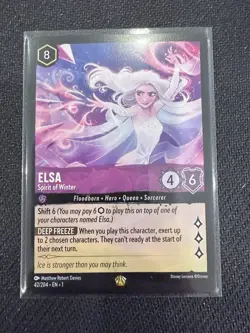 Disney Lorcana Elsa- Spirit of Winter 42/204 The First Chapter NM Non Foil - Image 1