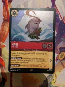 Maui Half Shark 124/204 Foil Legendary Disney Lorcana Azurite Sea - Image 1