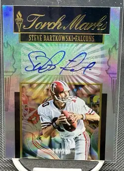 Panini 2019 Passing the Torch Torch Marks Steve Bartkowski Auto Gold /25 TM-SB - Image 1