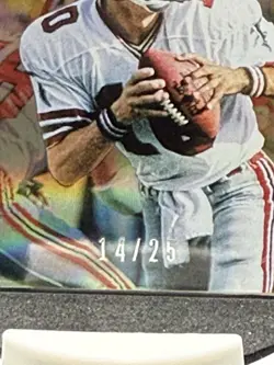 Panini 2019 Passing the Torch Torch Marks Steve Bartkowski Auto Gold /25 TM-SB - Image 3