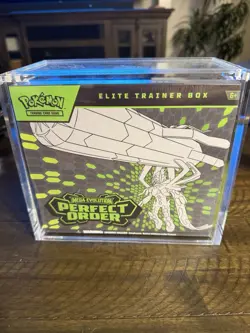 Pokemon Mega Evolution: Perfect Order Elite Trainer Box Kit 40 Cards Promo - Image 1