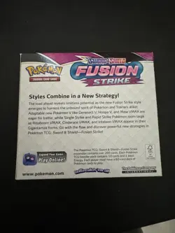 Pokemon TCG Fusion Strike Booster Box Empty - No Packs or Cards - Image 2