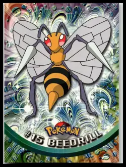 Beedrill #15 Topps Black Label Non Foil Pokemon Card NM/LP - Image 1