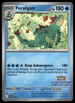 Feraligatr #213 SV: Scarlet & Violet Promo Cards Pokemon - Image 1