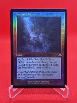 Polluted Delta - Foil Handmade Playtesting Card! - Image 1
