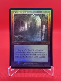 Verdant Catacombs - Foil Handmade Playtesting Card! - Image 1